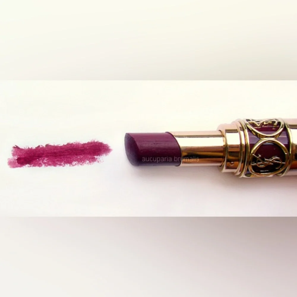 YVES SAINT LAURENT YSL # 22 Prune Exquise Exquisite Plum Silky Lipstick NEW